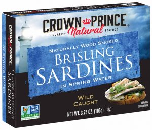 Crown Prince Natural Brisling Sardines in Spring Water