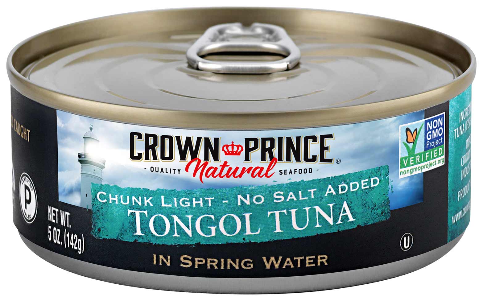 Crown Prince Natural Chunk Light Tongol Tuna in Spring Water - No Salt Added