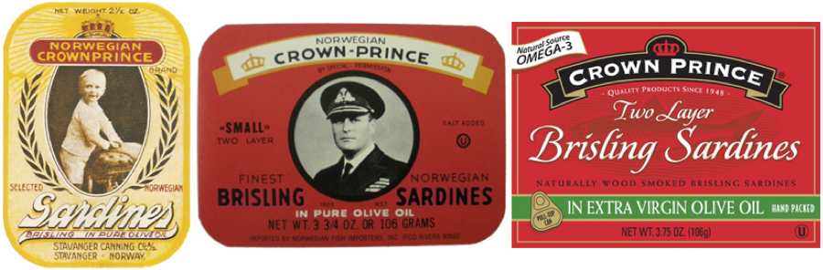 Crown Prince Historic Labels