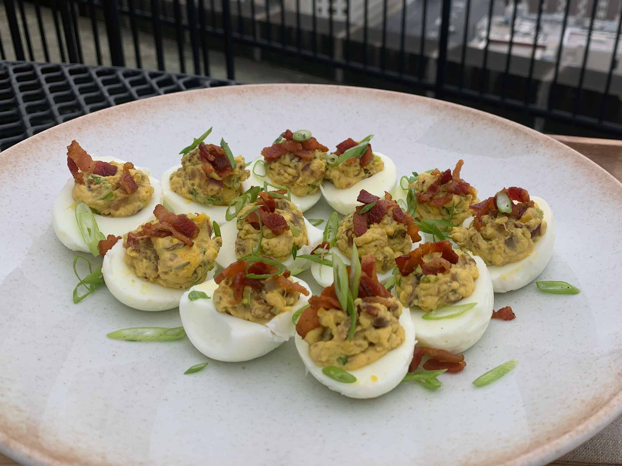 Smoked Oyster Deviled Eggs