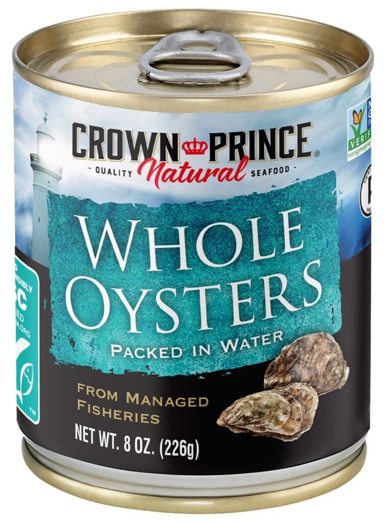Crown Prince Natural Whole Oysters in Water